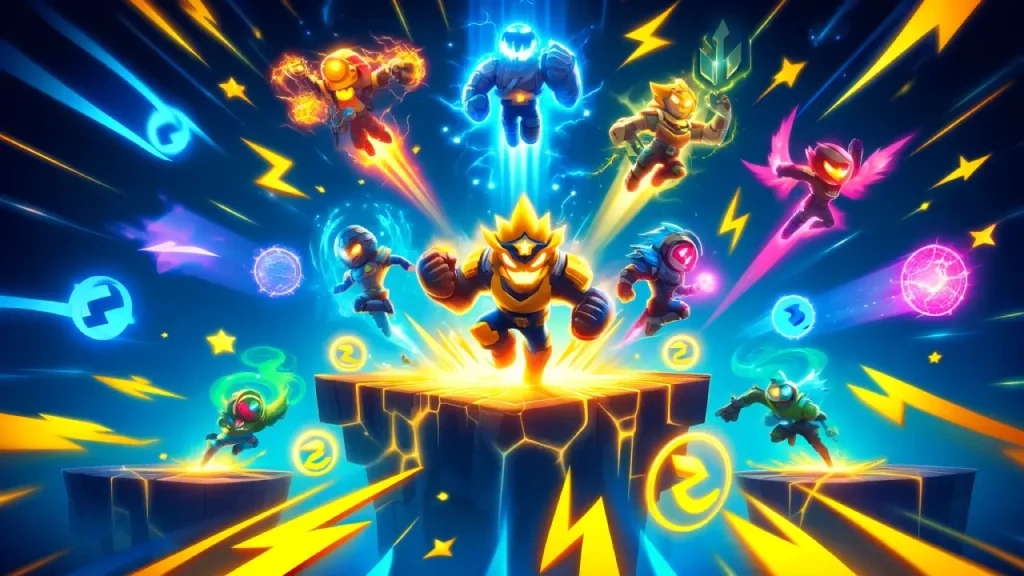 Brawl Stars hypercharge illustration