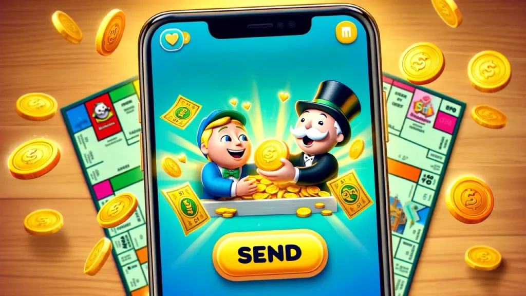 How to Get and Send Golden Stickers in Monopoly GO? Coins2Cash