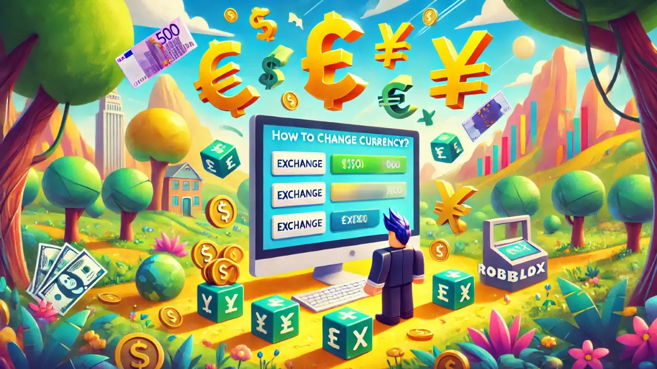 Currency exchange in Roblox