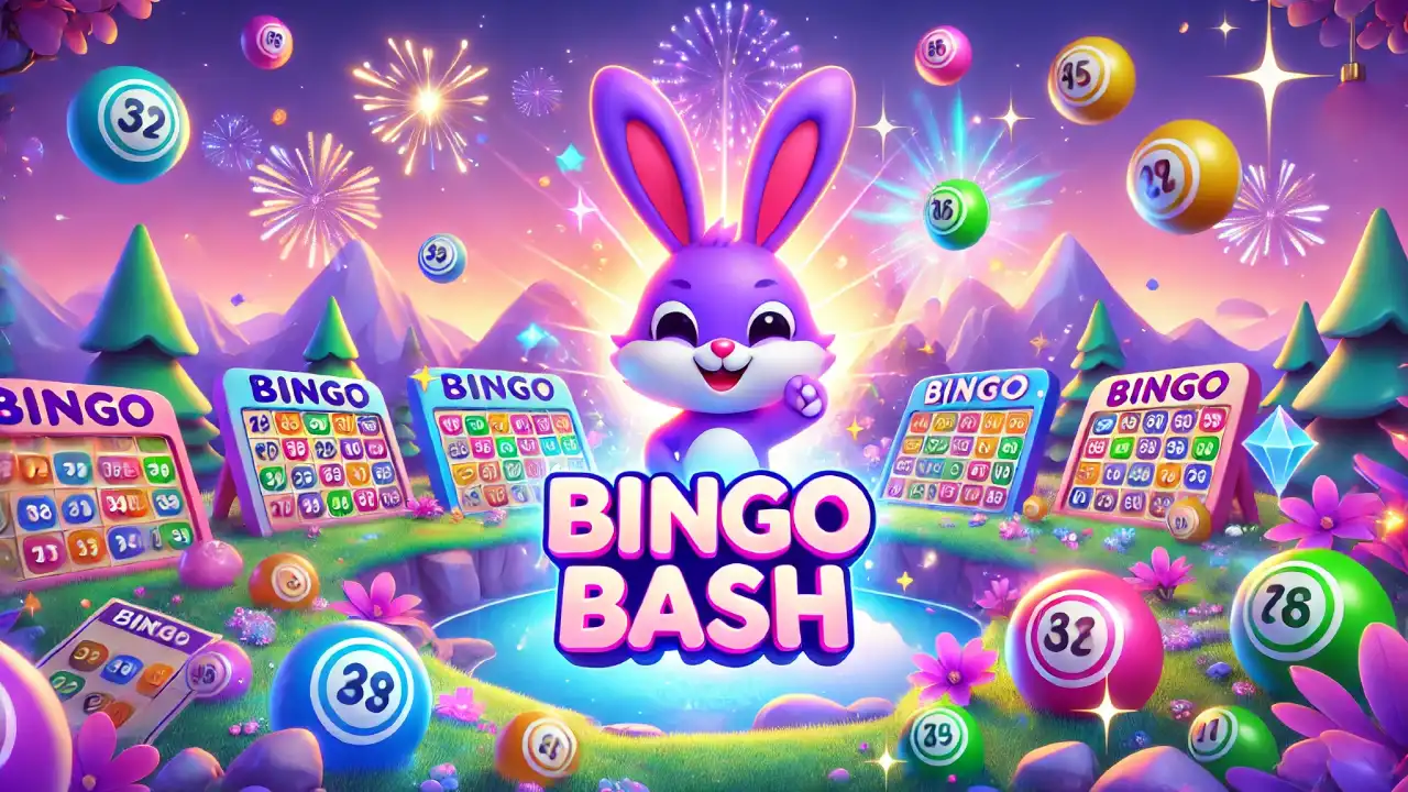 Playing Bingo Bash with friends