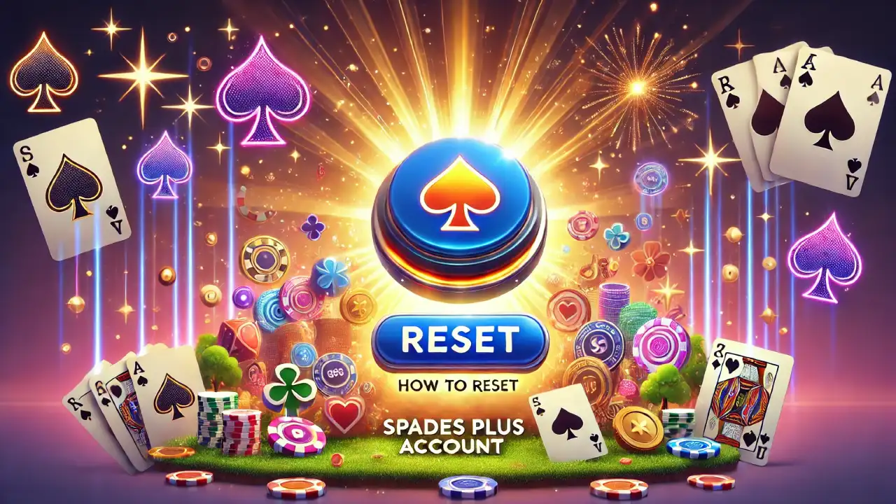 Resetting Spades Plus account