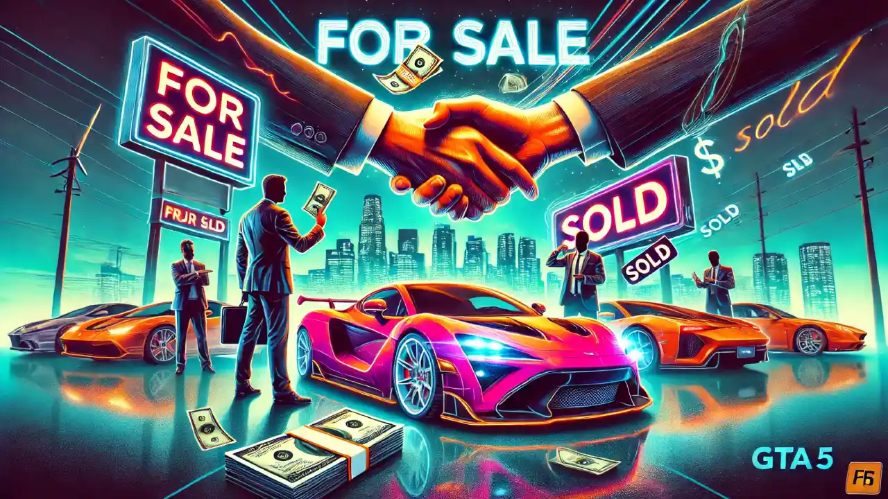 Selling cars in GTA 5