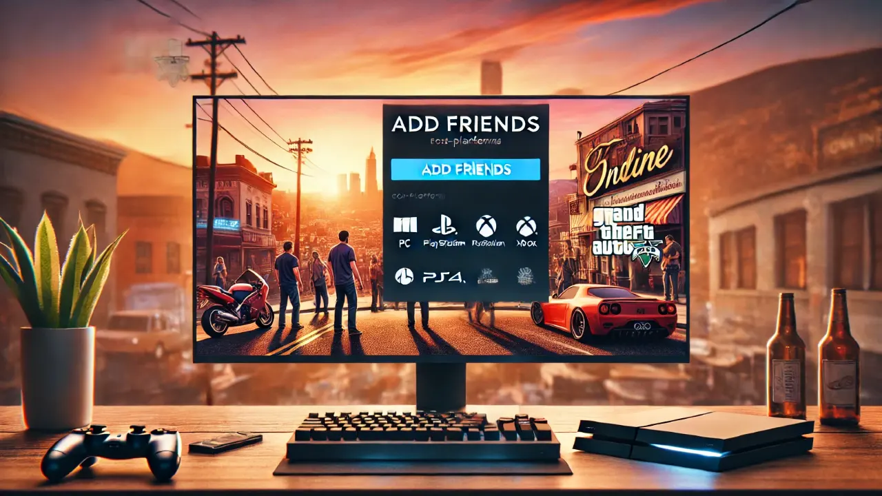 Adding friends in gta online